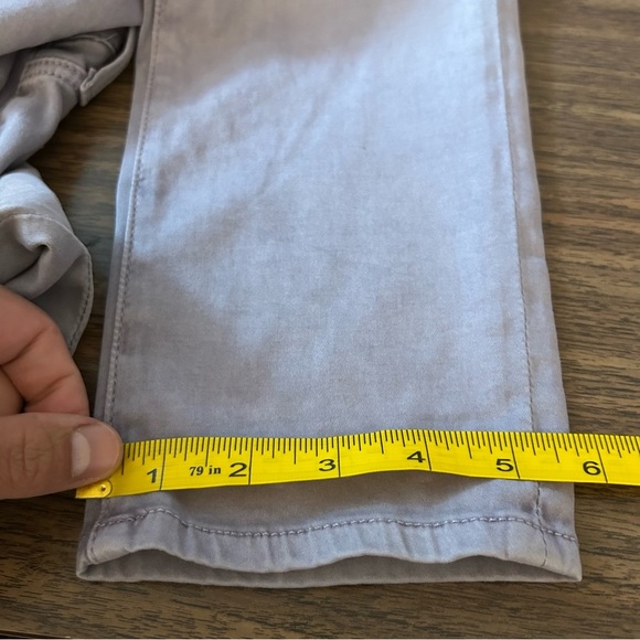 💕 Ag Adriano Goldschmied Gray THE STEVIE ANKLE Stim Straight Ankle jeans 27x28 - Picture 10 of 10